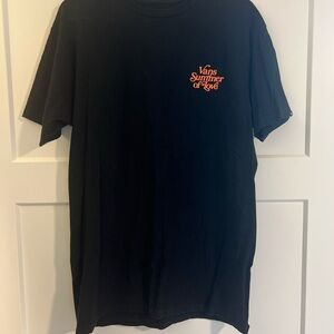 Vans Black and Orange Summer of Love Tee